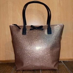 Sparkle rose gold Kate Spade purse